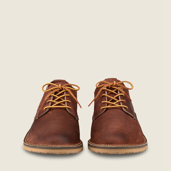 Red Wing Oxford Weekender - Muleskinner Leather - Brown - Mens SXY149502